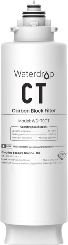 TSCT Under Sink Water Filter, Replacement for TSU-W, TSC 3-Stage Ultra-Filtrati