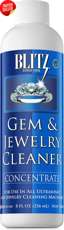 Jewelry Cleaner Liquid 8oz Gold Silver Platinum