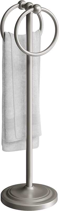 Fingertip Towel Holder Stand Hand Ring for Bathroom Brushed Nickel