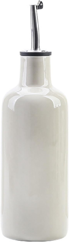 Large Olive Oil Dispenser Bottle with Spout, Ceramic Oil Dispenser for Kitchen,