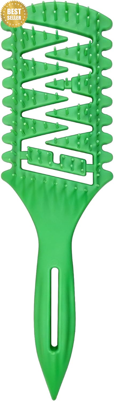 Curly Hair Brush for Defined Curls & Waves, Vented Curl Defining Brush for Dry &