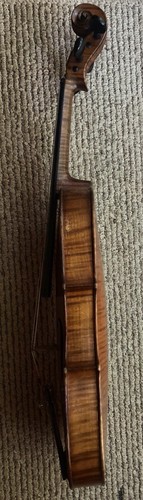 Antique Violin W/ Vuillaume Label Fine Flamed Back From Estate