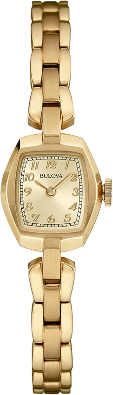 Bulova Ladies' Classic Dress Mini 2-Hand Quartz Watch, Stainless Steel, Arabic M