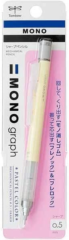 Mechanical Pencil, Monograph Pastel Color 0.5Mm, Cream Yellow (DPA-136B)