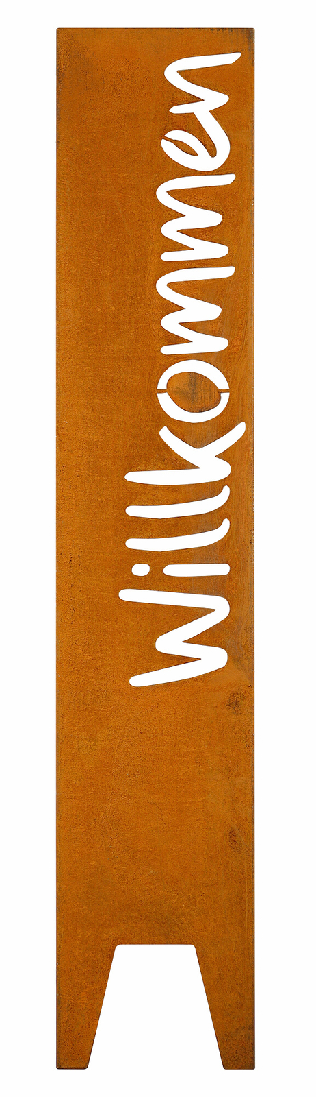 Edelrost Gartenschild - Motiv zur Auswahl Metall Schild Rost Tafel Gartendeko