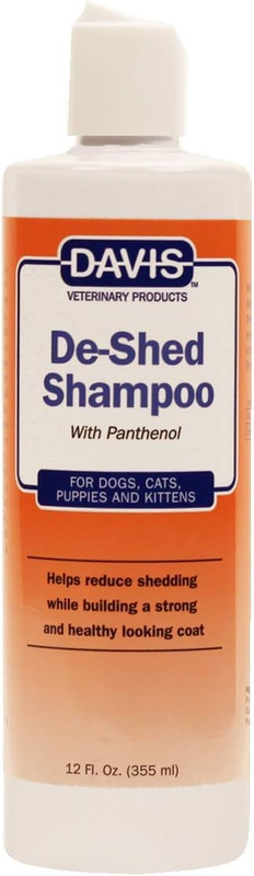 Davis De-Shed Pet Shampoo, 12 Oz, Model Number: DSS12