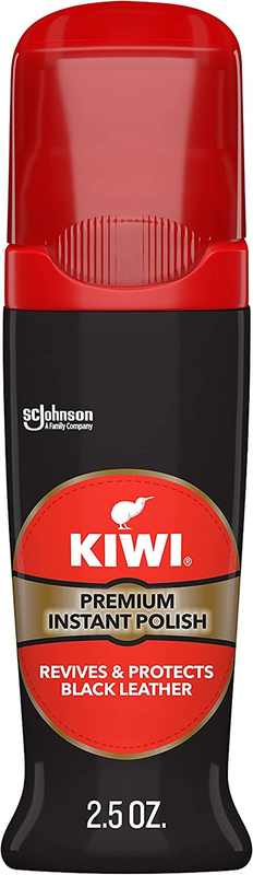 KIWI Color Shine Liquid Polish, Black, 2.5 FL. OZ.