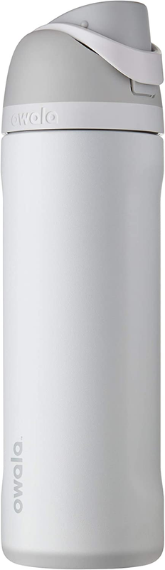 24-Oz Owala Freesip Insulated Water Bottle with Straw, BPA-Free, Shy Marshmallow