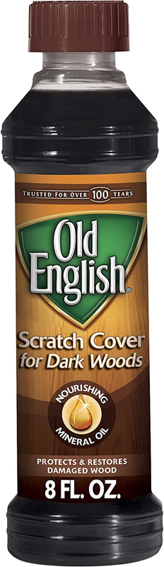 Old English 75144 Scratch Cover for Dark Woods, 8Oz Bottle, Wood Polish