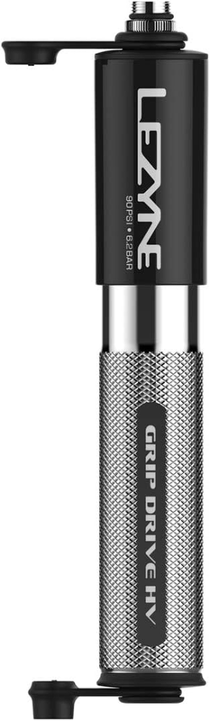 Grip Drive HV Bicycle Hand Pump, ABS Flip Chuck, Gravel, Mountain Bike, Presta a