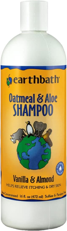 , Oatmeal & Aloe Dog Shampoo - Oatmeal Shampoo for Dogs, Itchy, Dry Skin Relief,