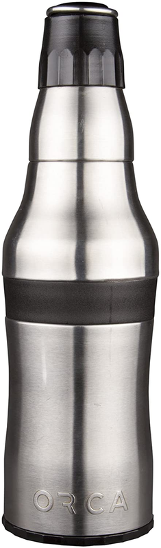 Orca Rocket Vacuum-Insulated Stainless Steel 12-Oz. Bottle/Can Koozie