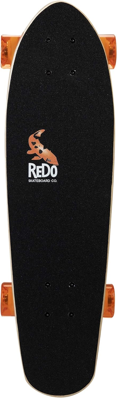 Redo Skateboard 26" X 7.25" Mini Branson Koi Cruiser Complete Skateboard for Boy