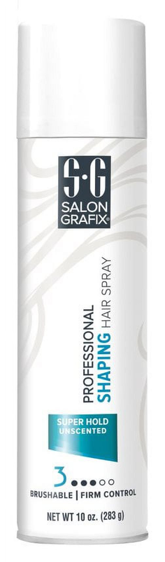 Salon Grafix Professional Super Hold Unscented Shaping Hair 