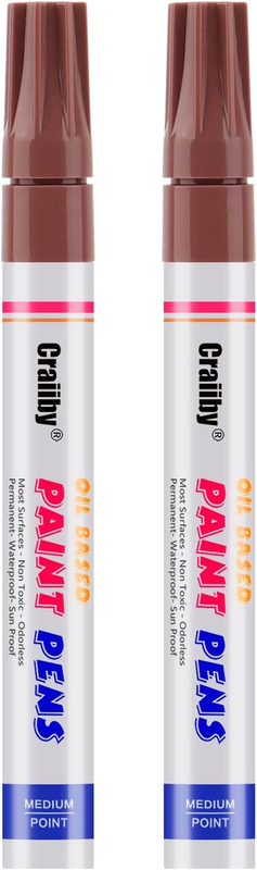 Permanent Paint Markers, Oil-Based, Medium Tip