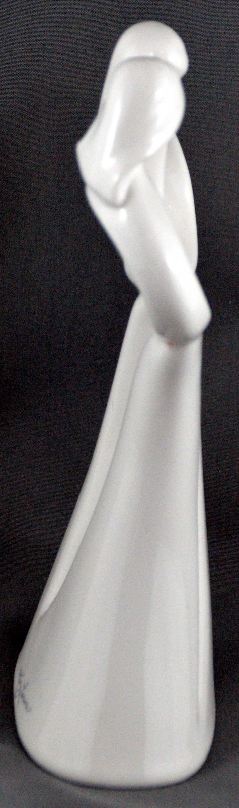Enesco White Porcelain Samesex Silhouette 2 Rings 6