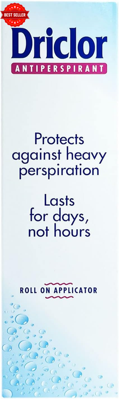 Antiperspirant Roll on Treats Hyperhidrosis & Excessive Sweating Clinically Prov