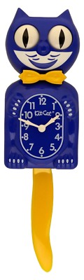 Dark Blue and Gold Limited Edition Kit-Cat Klock (15.5  high) Special Addition