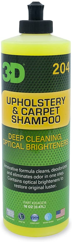 Carpet Shampoo High Foam Stain Remover & Odor Eliminator 16 Fl Oz Pack of 1 NEW