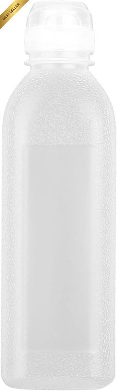 Squeeze Bottle Set - 4-Pack 17Oz (500Ml) Food-Grade PP5 Condiment Squeeze Bottle