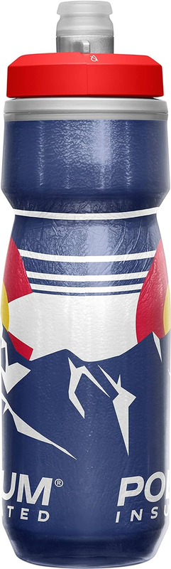 Podium Chill Insulated Bike Water Bottle - Easy Squeeze Bottle - Fits Most Bike