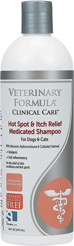 Veterinary Formula Clinical Care Hot Spot & Itch Relief Medicated Shampoo for Do