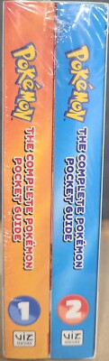 The Complete Pokémon Pocket Guide vol. 1 & 2 Pokemon Book set in English New 