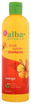 Alba Botanica Body Builder Shampoo Mango 12 oz Liquid