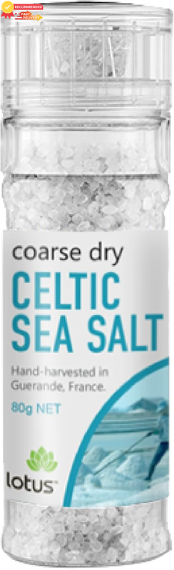 Celtic Sea Salt Coarse Grinder 80g - Natural Flavor Seasoning Spices