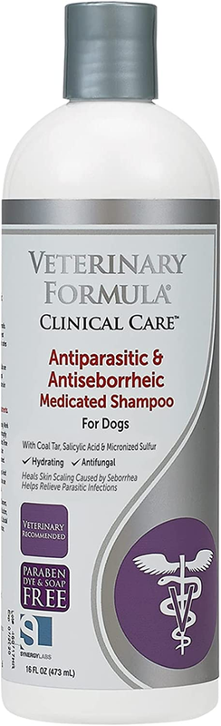 Clinical Care Antiseborrheic Medicated Dog Shampoo16 Oz