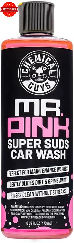 CWS_402_16 Mr. Pink Super Suds Car Wash Soap and Shampoo (16 Oz)