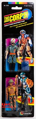 The Corps Bengala & Whipsaw Action Figure 2-Pack Lanard Toys 1992 MOC