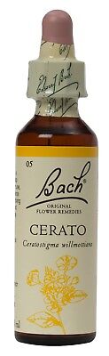 Bach Flower Remedies, Cerato 20ml. Bbe 08/2025