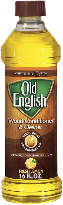 Old English Lemon Oil Wood Conditioner & Cleaner 16 Fl Oz Bottle