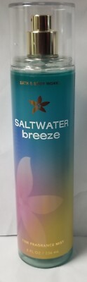 Bath & Body Works SALTWATER BREEZE Fine Fragrance Mist 8 fl oz, New