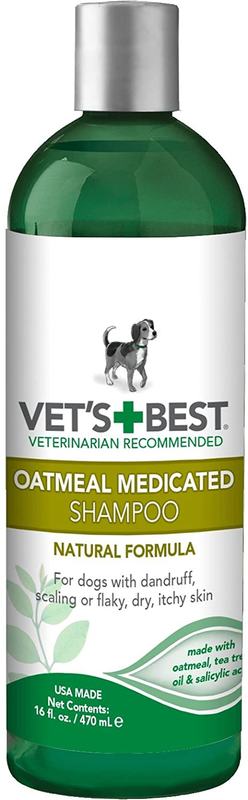 Vet'S Best Medicated Oatmeal Shampoo for Dogs | Soothes Dog Dry Skin | Cleans,