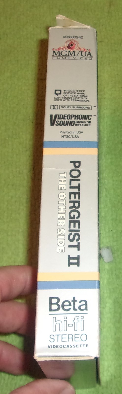 poltergeist 2 the other side beta storybook case 1986 horror MGM video