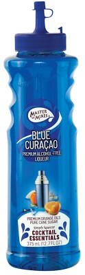 Master of Mixes Cocktail Essentials Blue Curacao, 375 ML Bottle (12.7 Fl Oz)