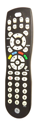 GE Universal Remote Control 8 Device Black 34929 Media Streaming Tested Works
