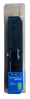 Swingline Three-Hole Metal Paper Punch, SW74008 New/Sealed