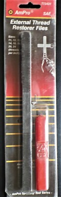 AmPro SAE File Thread Restorer 8 Sizes Brand New