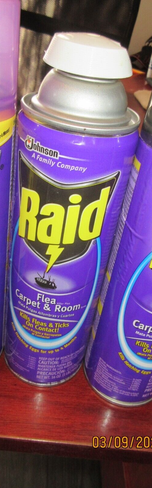 Raid Flea And Tick Killer, Carpet Room Spray