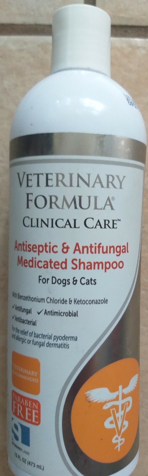 Synergy labs Antiseptic Antifungal Antibacterial Pet Medicated Shampoo EXP 08/23