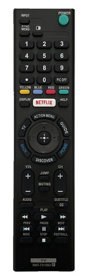 New TV Remote RMT-TX100U for Sony Bravia TV KDL-32W600D KDL