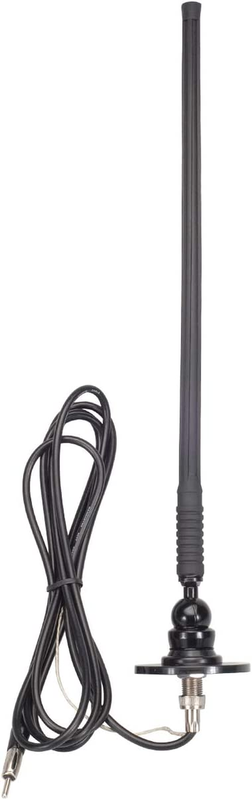Magnadyne RV73 | AM/FM Recreational Rubber Mast Antenna W/ 3 In. Mounting Base a
