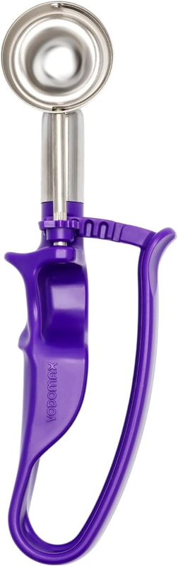 Size 40 Orchid 0.71 Oz., Commercial Food Disher, Food Scoop, Heavy Duty Small Sc