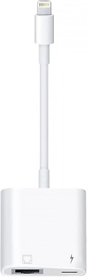 Lightning to RJ45 Ethernet LAN Network Adapter with Charge Port for Select Iphon