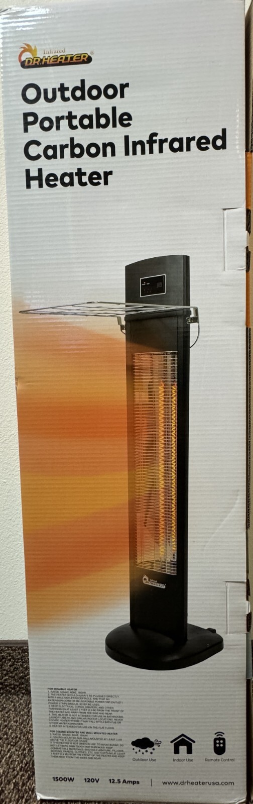 Dr Heater Infrared Freestanding Indoor / Outdoor Portable