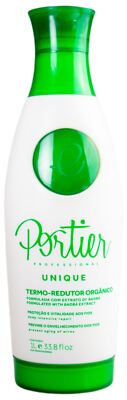 NIB Portier Unique Liss Hair Organic Thermic Hair Reductor Progressive Brush 1L