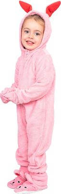Kids/Youth/Toddler Christmas Pink Bunny Jumpsuit Halloween Christmas Costume